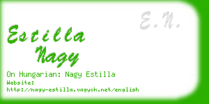 estilla nagy business card